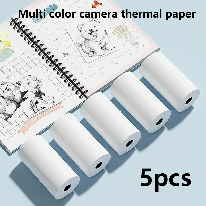 Thermal Printer - 5 Rolls Thermal Adhesive Sticker Photo