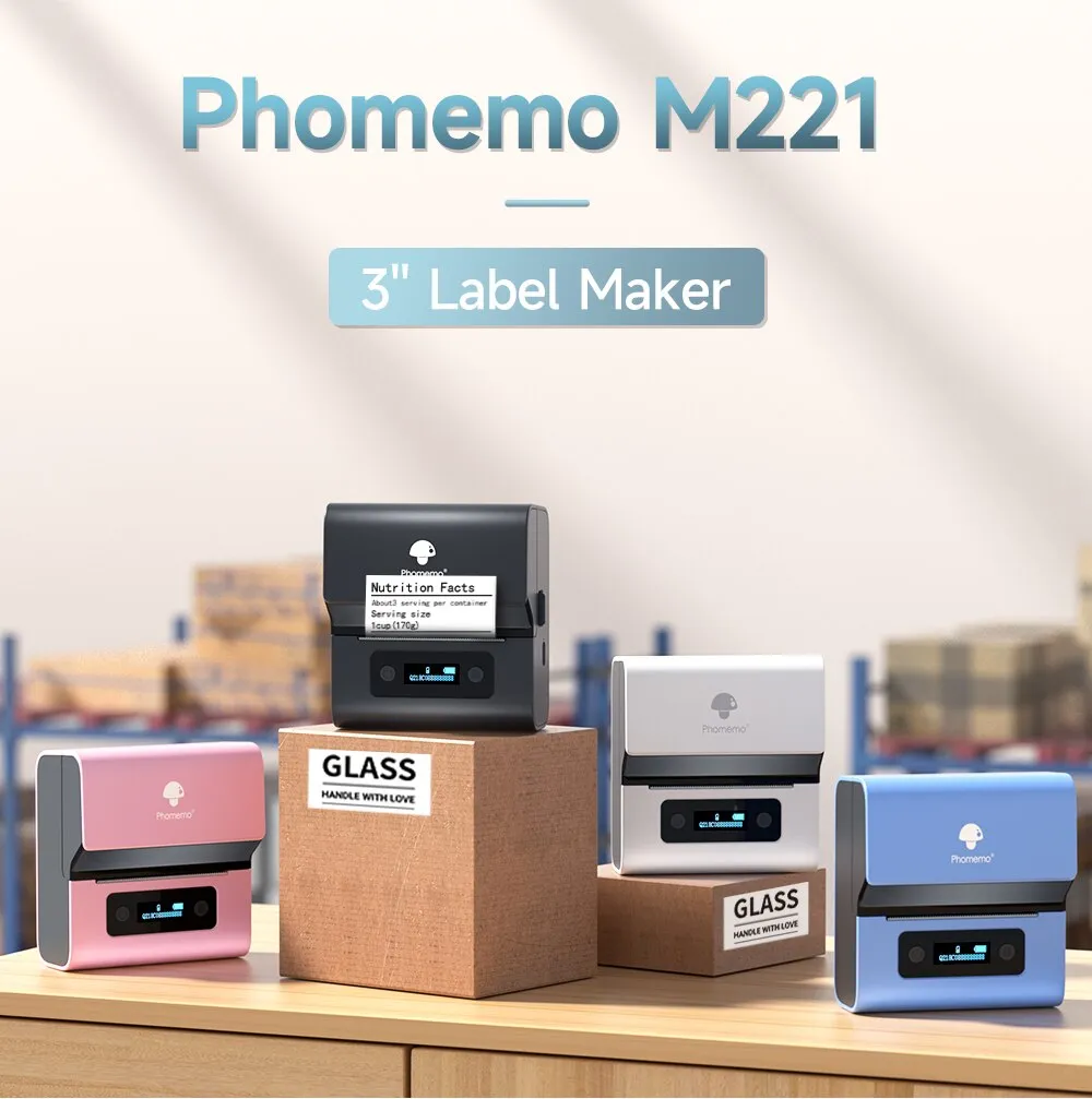 Real Phomemo M221 3inch Waterp - Label Maker review and price