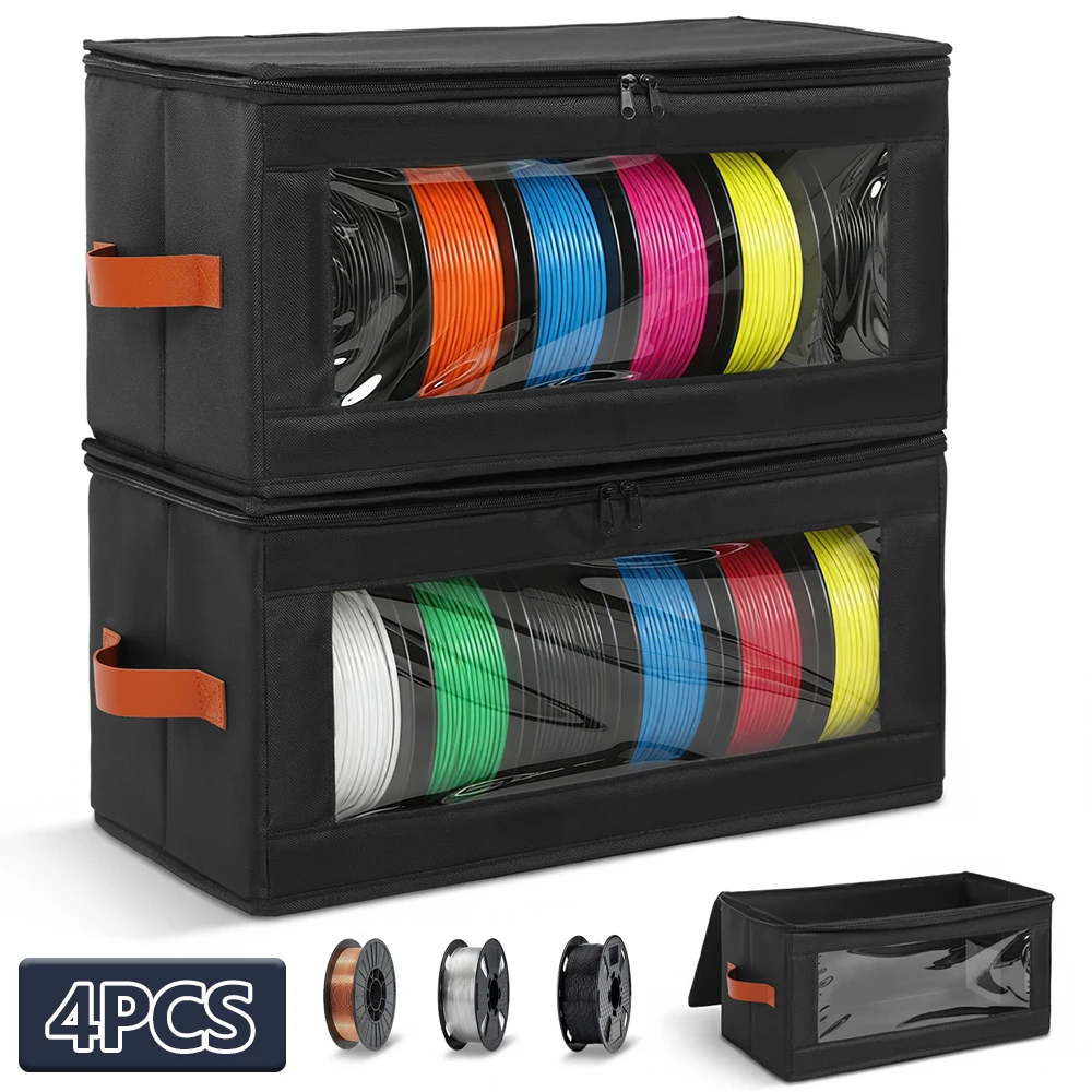 4Pcs Filament Storage Box Larg - Commercial Fabric Printing Machine review and price