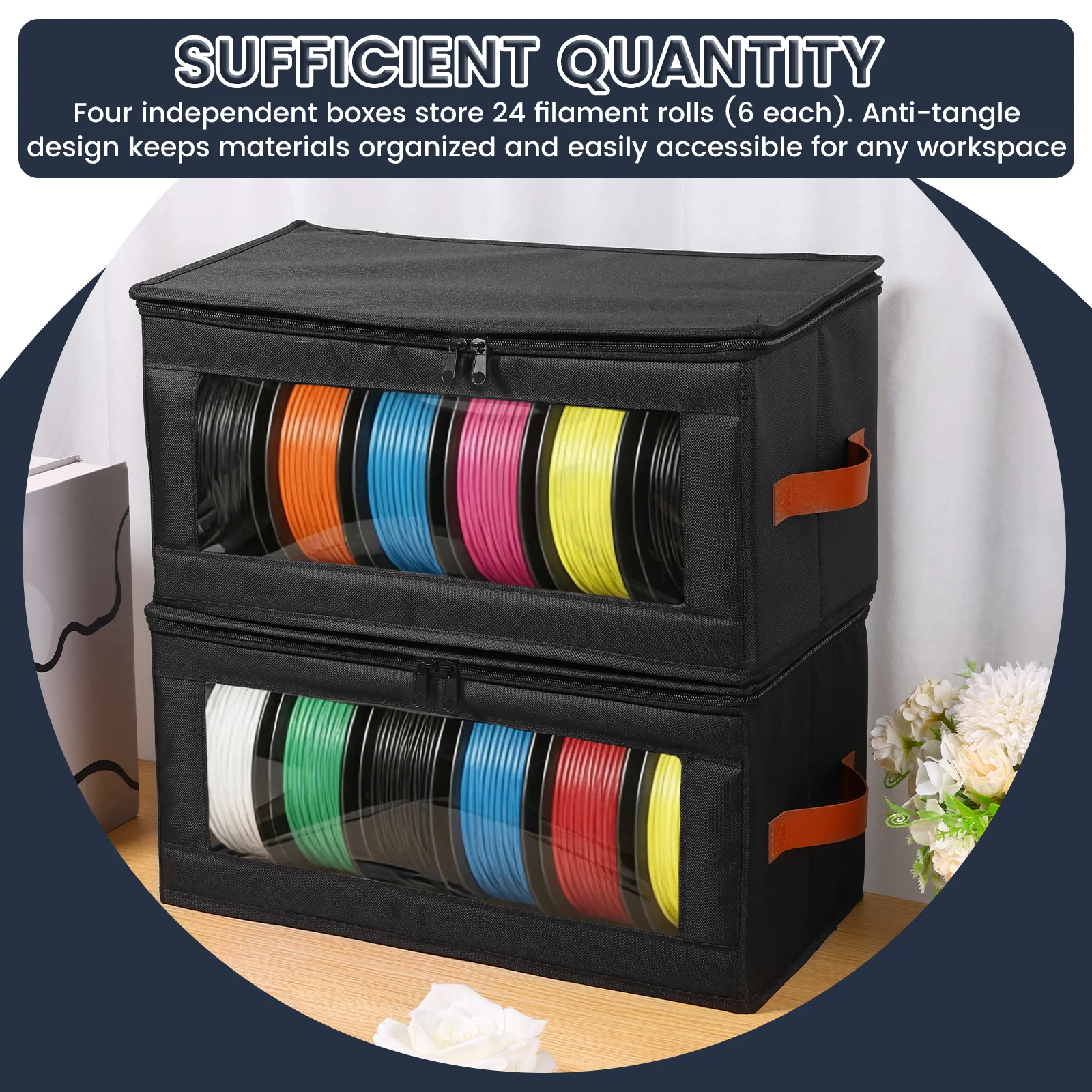 4Pcs Filament Storage Box Larg - Commercial Fabric Printing Machine review and price