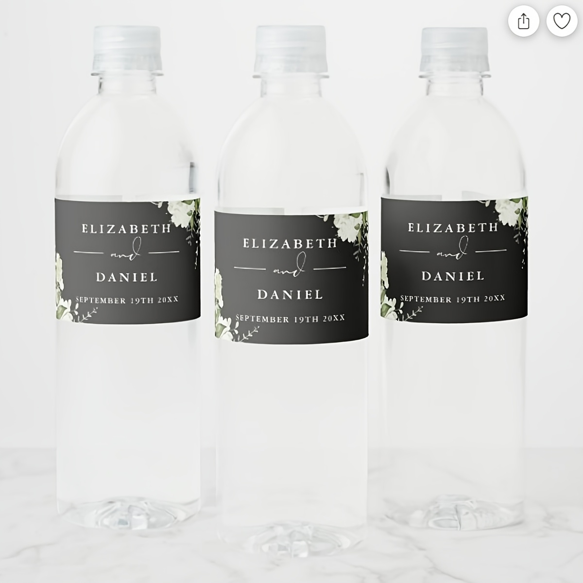 Custom Wedding Welcome Water B - Label Maker review and price