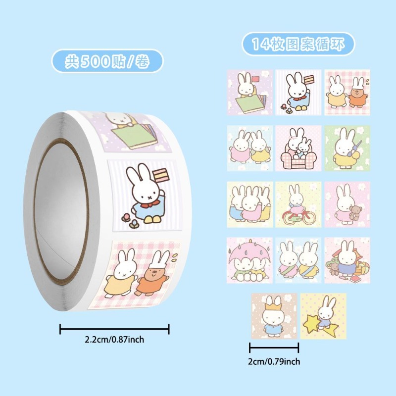Miffy 500pcs Roll Sticker High - Printer Paper review and price