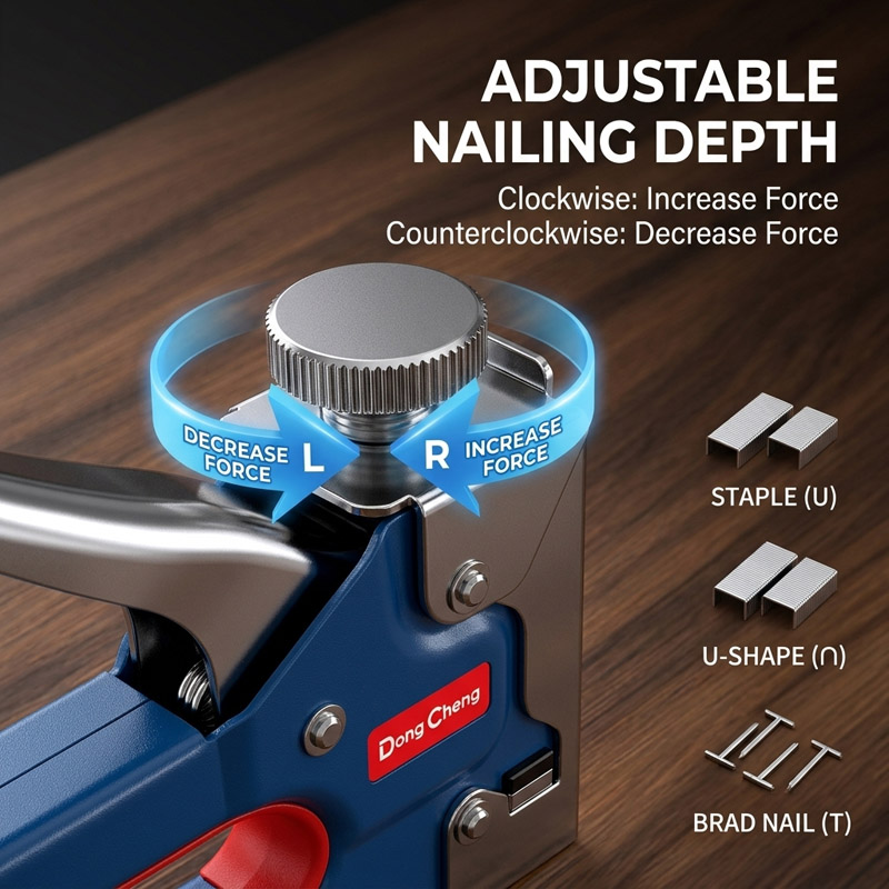 3-in-1 Nail Gun Carbon Steel F - Stapler Heavy Duty review and price