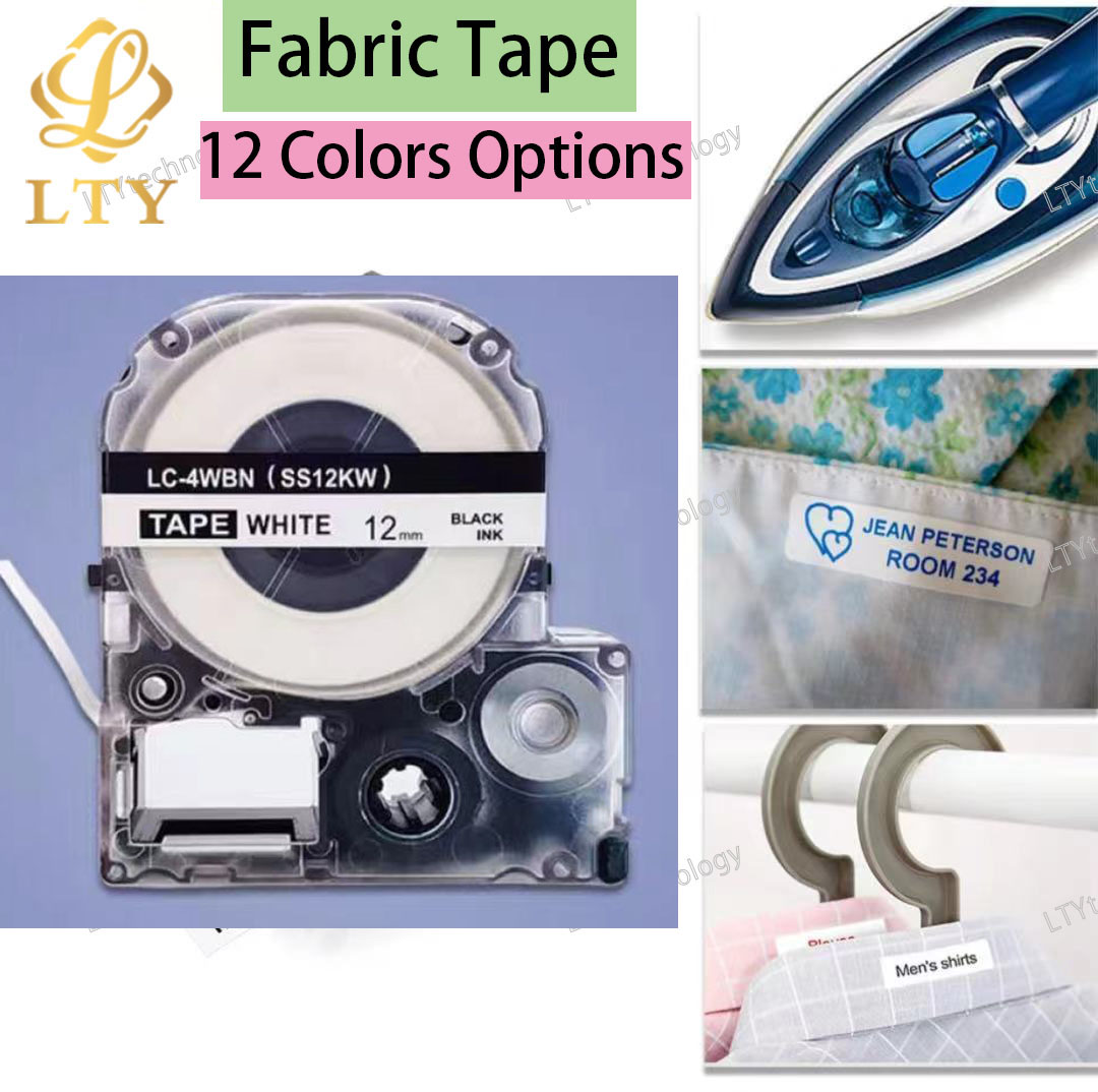 12mm Fabric Iron-on label Tape - Commercial Fabric Printing Machine review and price